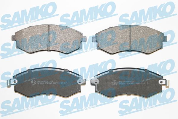 Sada brzdových destiček, kotoučová brzda SAMKO 5SP348
