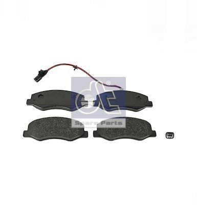 Zestaw klocków hamulcowych, hamulce tarczowe DT SPARE PARTS 6.95123