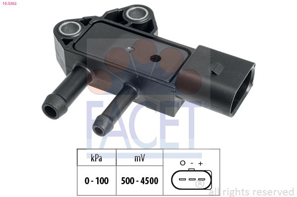 Czujnik ciśnienia powietrza, adaptacja wysokościowa FACET 10.3362