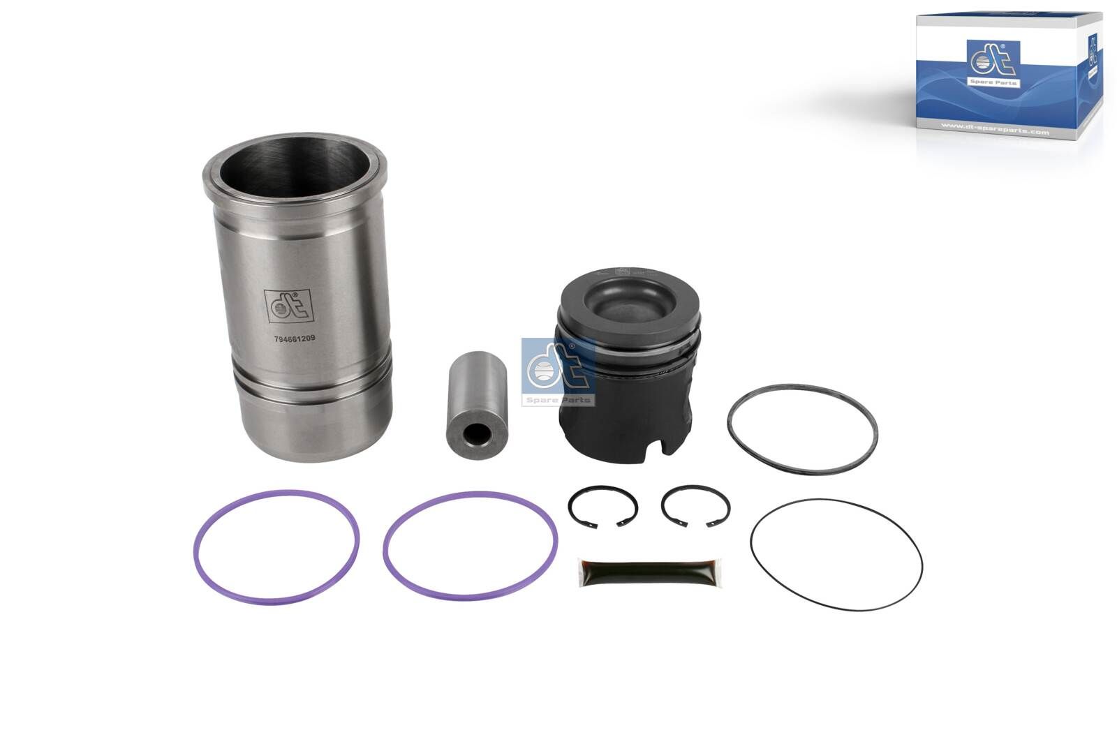 Set raparatii, piston/bucsa cursa cilindru DT Spare Parts 2.90109