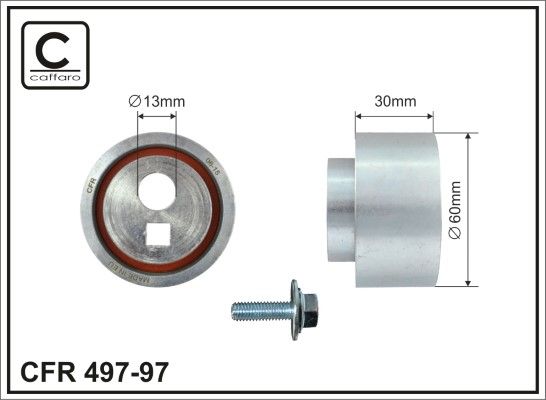 Rolka napinacza, pasek rozrządu CAFFARO 497-97