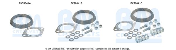 Zestaw montażowy, rura wydechowa BM CATALYSTS FK70041