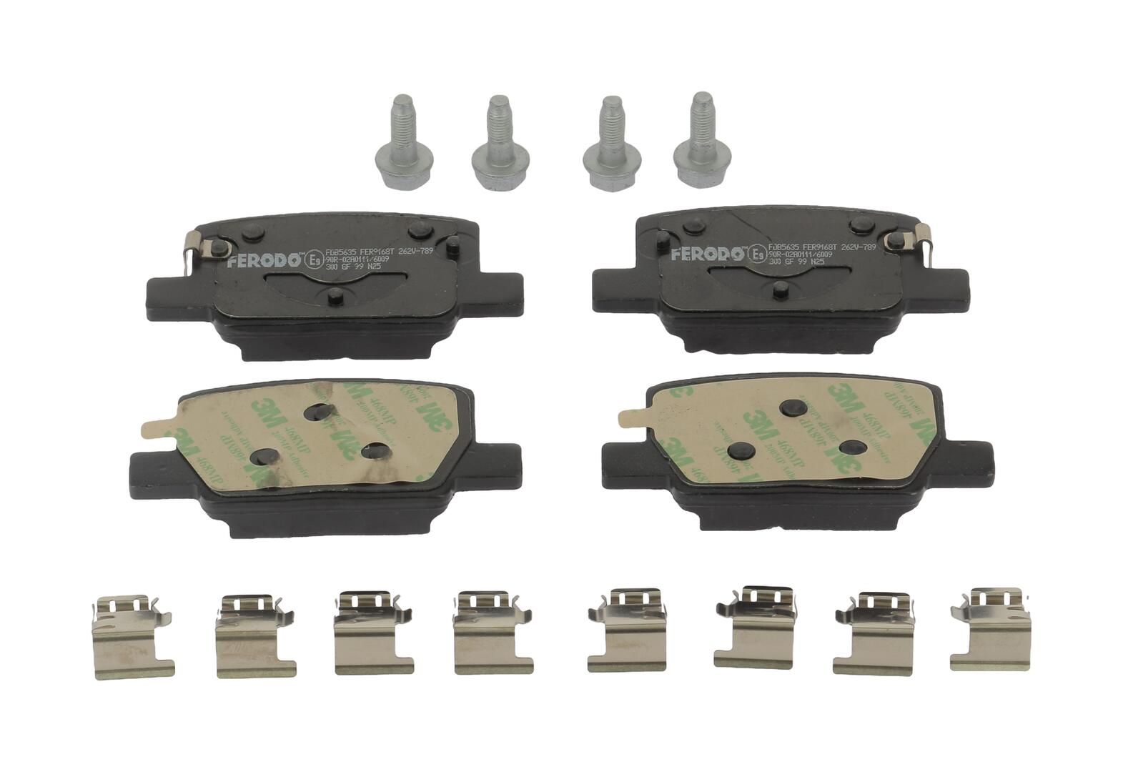 set placute frana,frana disc FERODO FDB5635