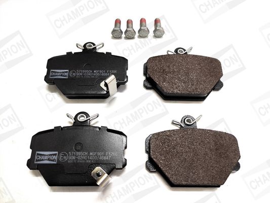 Zestaw klocków hamulcowych, hamulce tarczowe CHAMPION 571995CH
