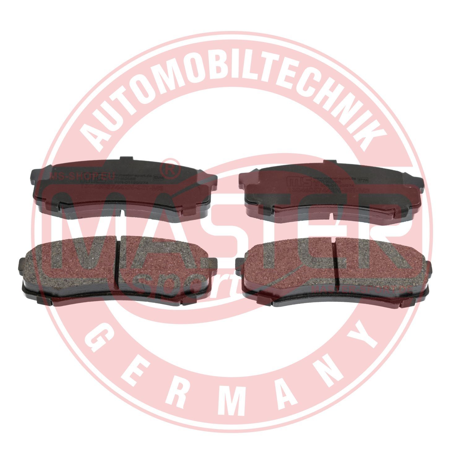 Zestaw klocków hamulcowych, hamulce tarczowe MASTER-SPORT GERMANY 13046057442N-SET-MS