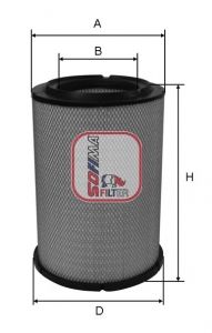 Filtru aer SOFIMA S 7A43 A
