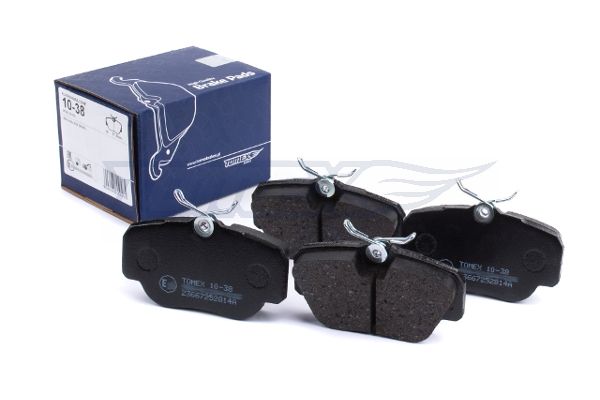 Levně Sada brzdových destiček, kotoučová brzda TOMEX Brakes 10-38