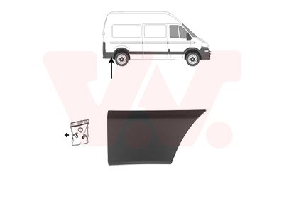 E-shop Ozdobná/ochranná lišta, bočná stena VAN WEZEL 4388428