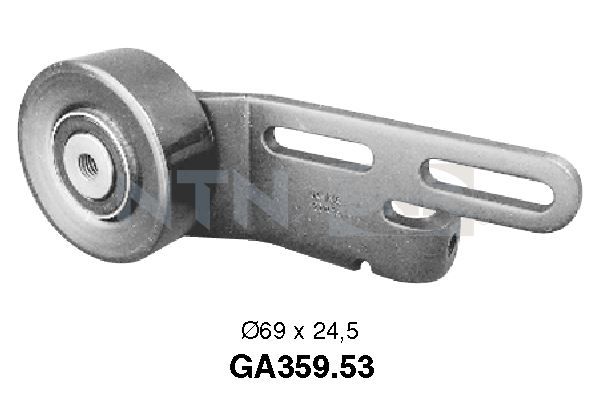 Rolka napinacza, pasek klinowy wielorowkowy SNR GA359.53
