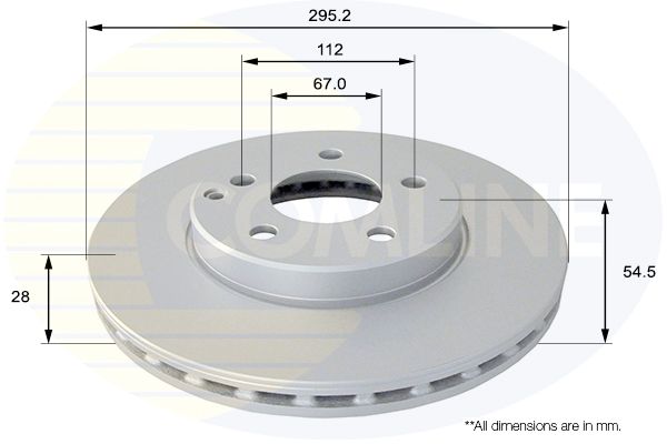 Tarcza hamulcowa COMLINE ADC1623V