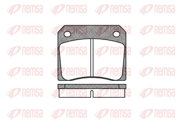 Zestaw klocków hamulcowych, hamulce tarczowe KAWE 0036 00