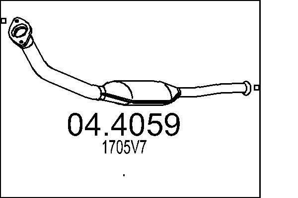 Katalizator MTS 04.4059