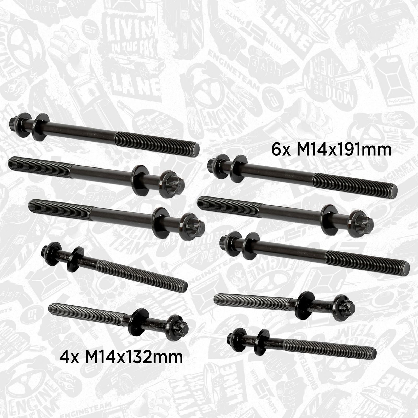 Set surub, chiulasa ET ENGINETEAM BS0034