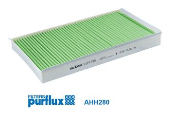 Filtr, wentylacja przestrzeni pasażerskiej PURFLUX AHH280