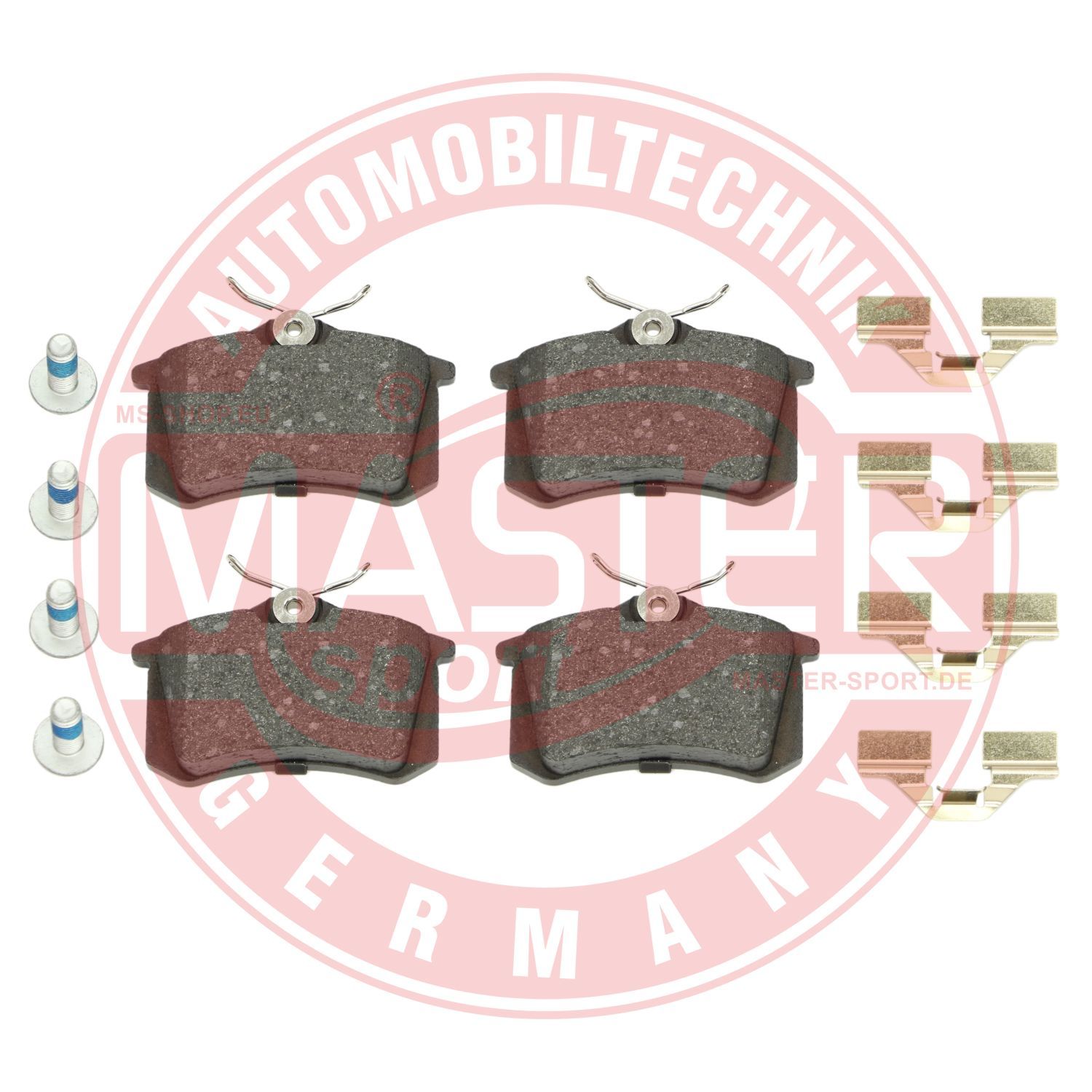 Zestaw klocków hamulcowych, hamulce tarczowe MASTER-SPORT GERMANY 13046027402N-SET-MS
