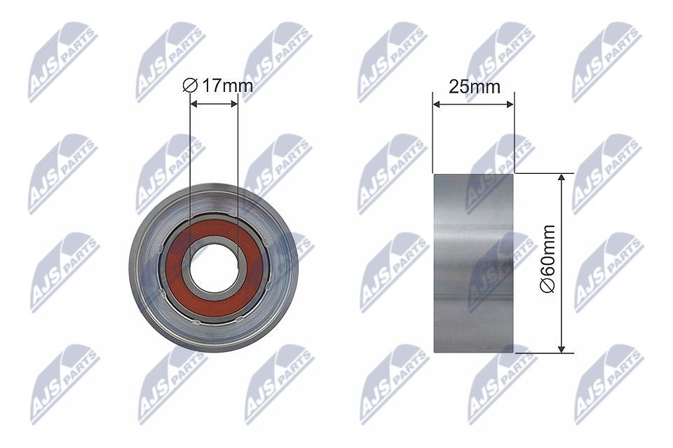 Rolka napinacza, pasek klinowy NTY RNK-CT-045