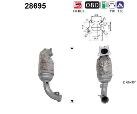 Katalizator AS 28695