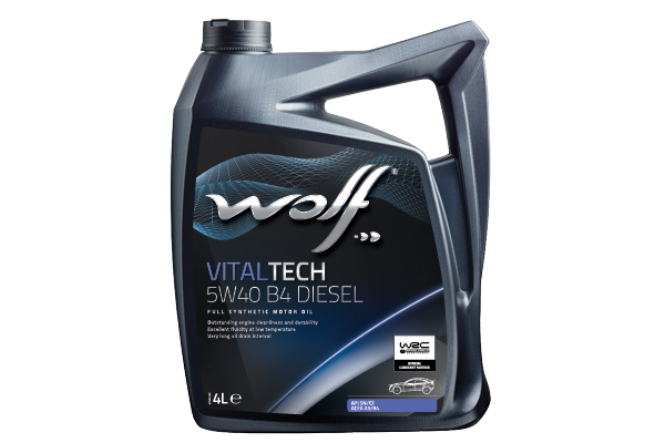 ulei de motor WOLF VITALTECH 5W40 B4 DIESEL 8334009