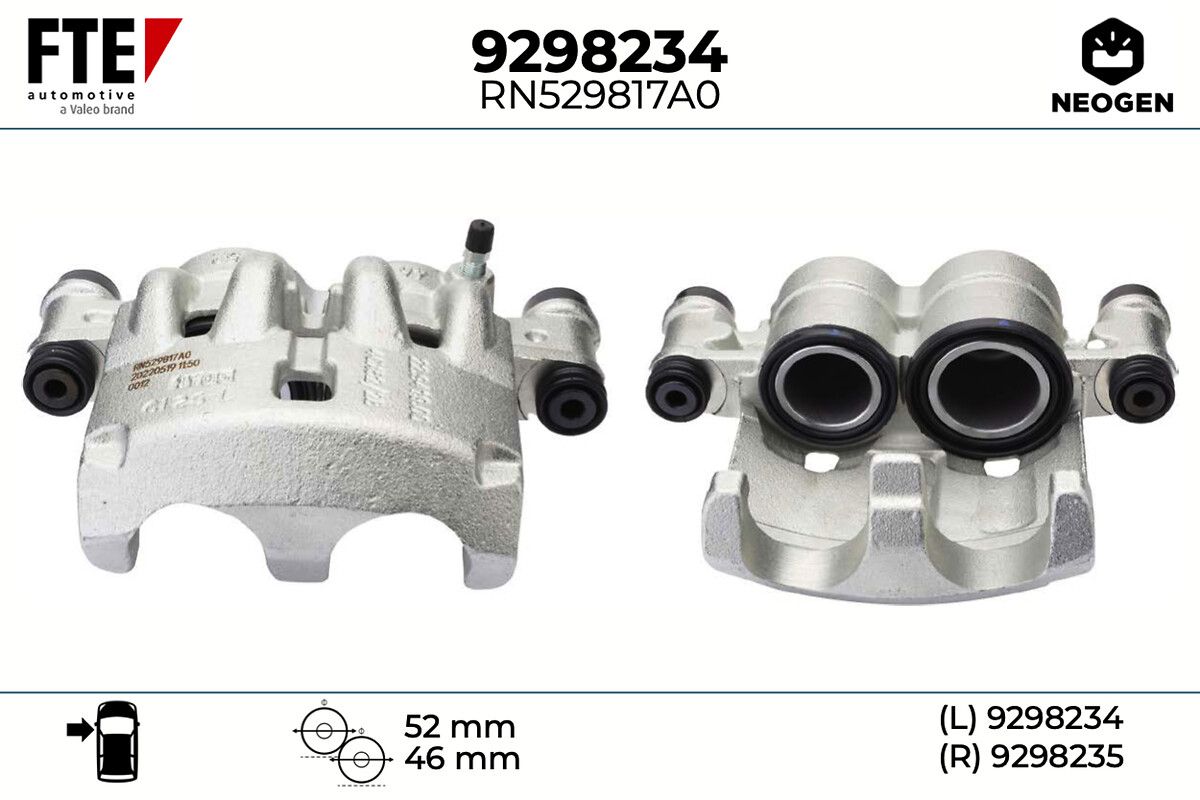 Etrier frana FTE NEOGEN 9298234