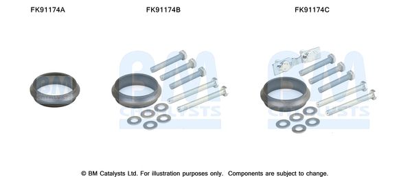 Zestaw montażowy, katalizator BM CATALYSTS FK91174