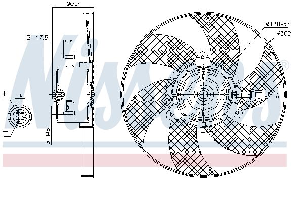 Ventilateur, refroidissement du moteur