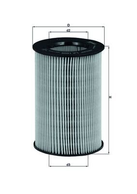 Vzduchový filter MAHLE LX 1805
