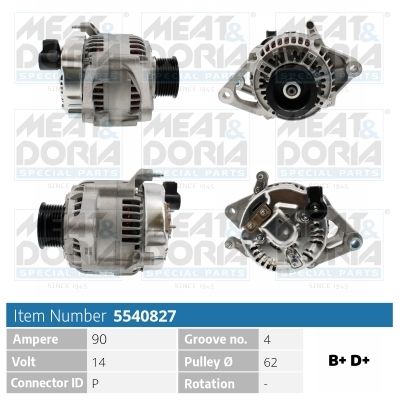 Alternator MEAT & DORIA 5540827