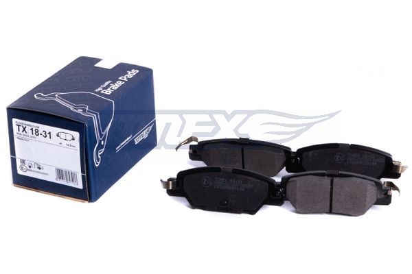 Levně Sada brzdových destiček, kotoučová brzda TOMEX Brakes 18-31