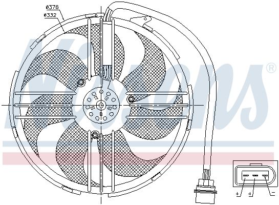 Ventilateur, refroidissement du moteur