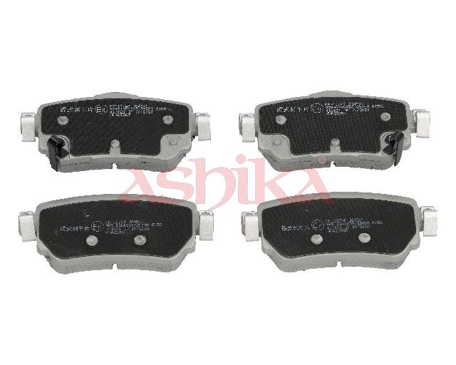 set placute frana,frana disc ASHIKA 51-01-107