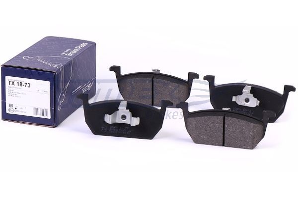 Levně Sada brzdových destiček, kotoučová brzda TOMEX Brakes 18-73