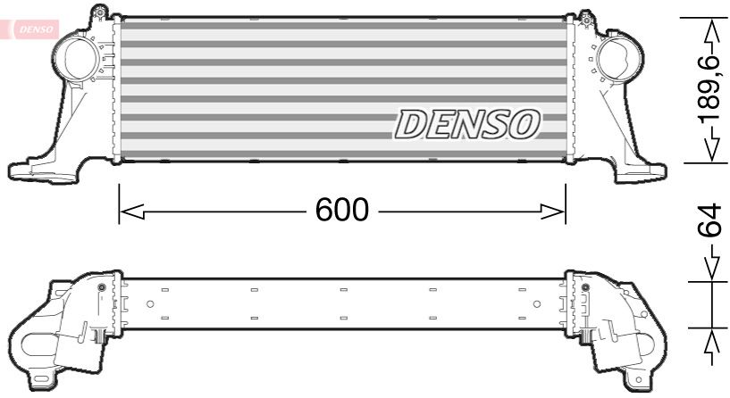 Chladič turba DENSO DIT12004