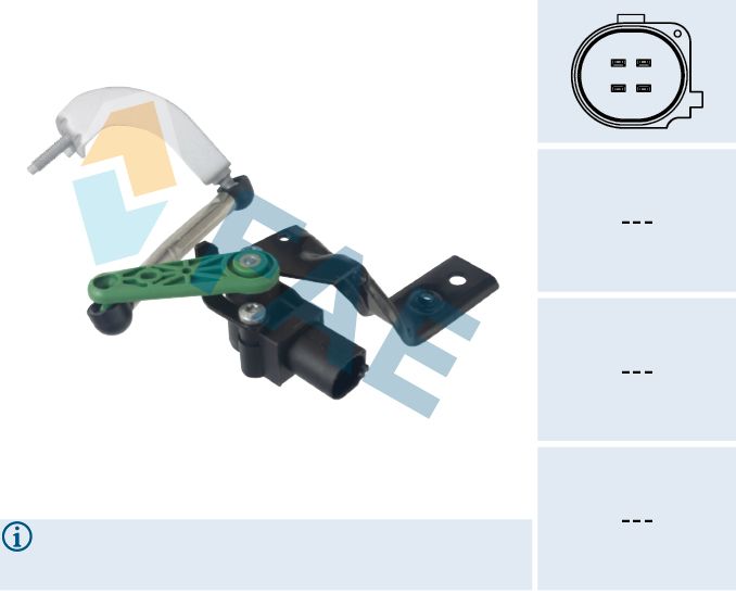 Czujnik, regulacja zasięgu świateł FAE 43030