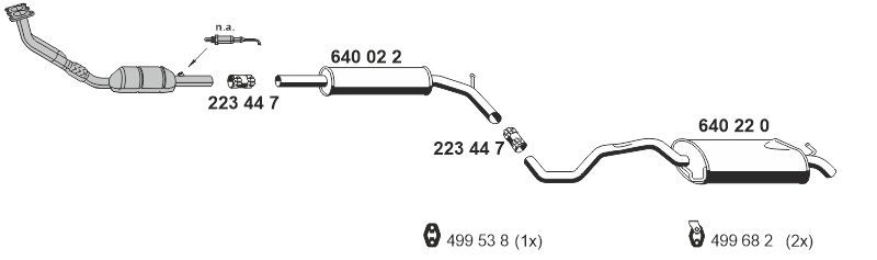 Układ wydechowy ERNST 060251