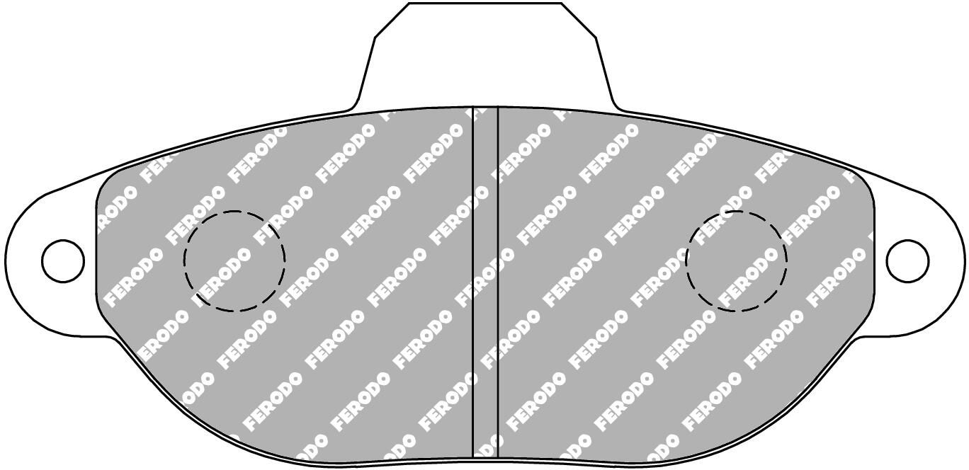 set placute frana,frana disc FERODO FCP925H