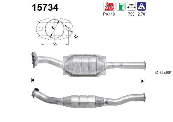 Katalizator AS 15734
