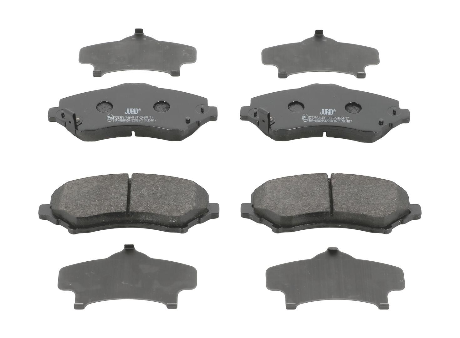 Комплект тормозных колодок, дисковый тормоз