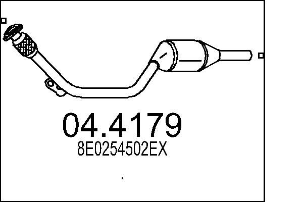Katalizator MTS 04.4179