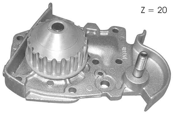 Pompe à eau, refroidissement du moteur