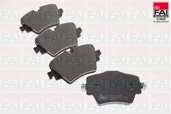 Zestaw klocków hamulcowych, hamulce tarczowe FAI AUTOPARTS BP206