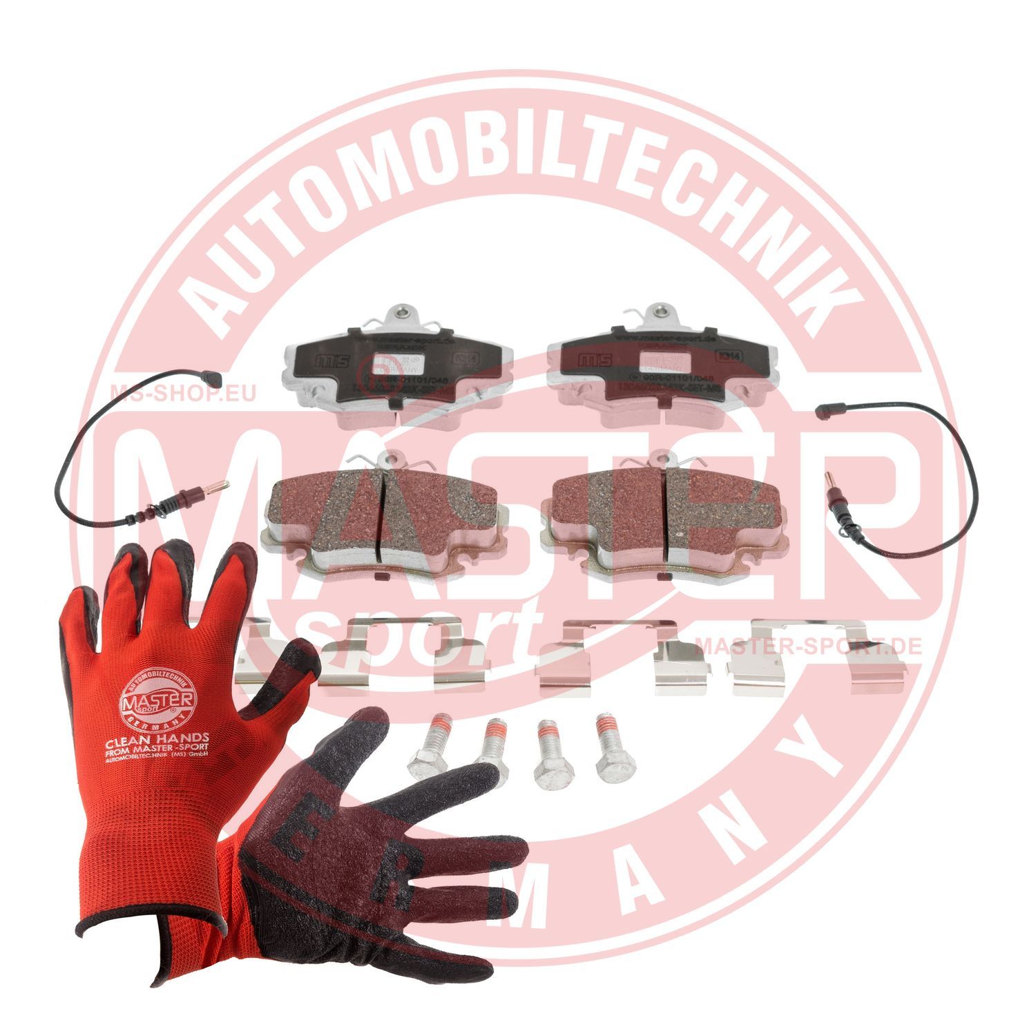 Zestaw klocków hamulcowych, hamulce tarczowe MASTER-SPORT GERMANY 13046028342K-SET-MSP