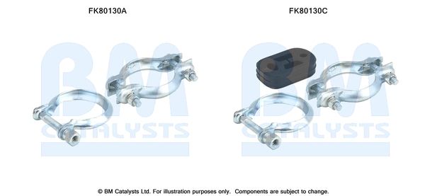 Zestaw montażowy, katalizator BM CATALYSTS FK80130