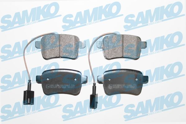 Levně Sada brzdových destiček, kotoučová brzda SAMKO 5SP1596