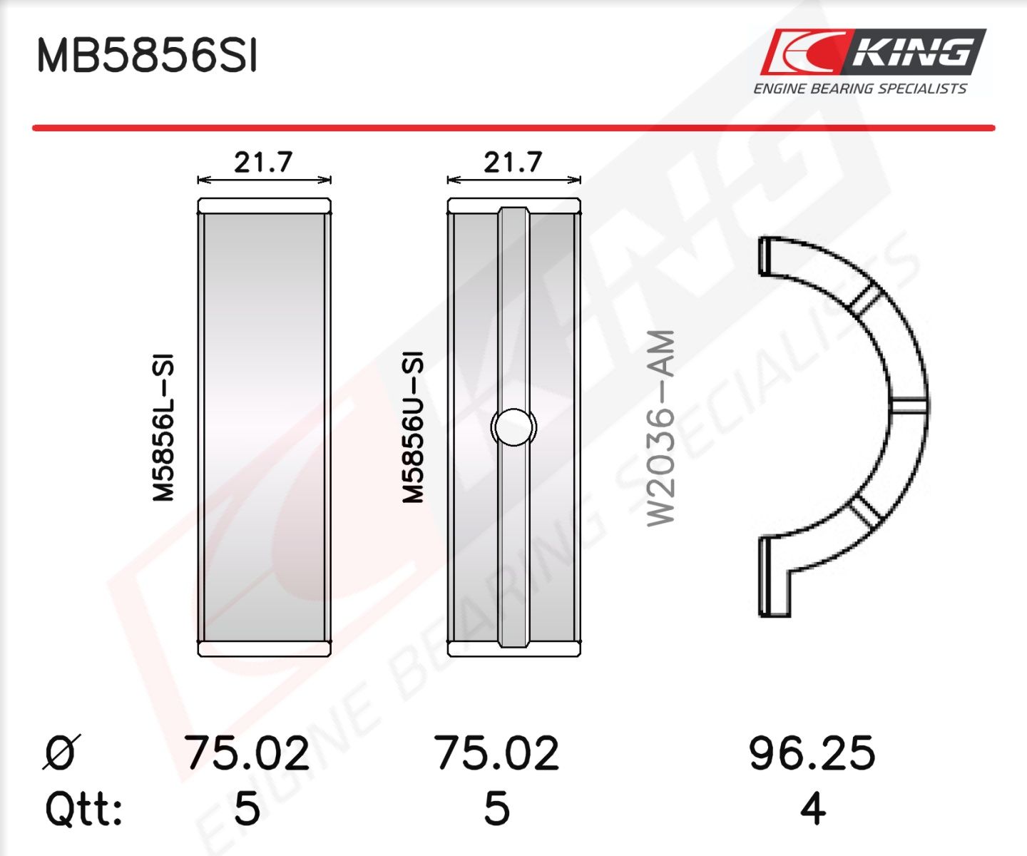 KING MB5856SI