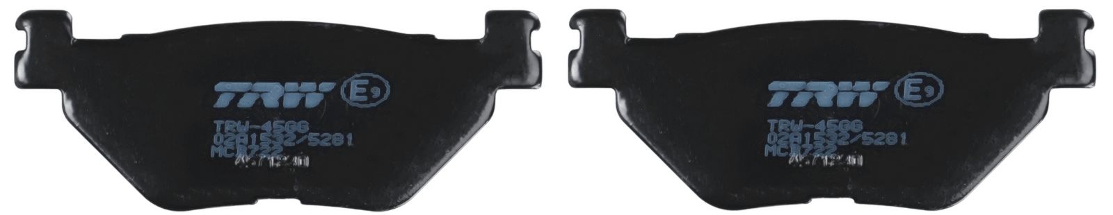 set placute frana,frana disc TRW Organic Allround MCB722