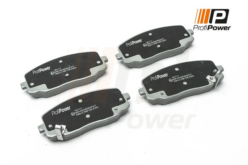 Levně Sada brzdových destiček, kotoučová brzda ProfiPower 1B1111