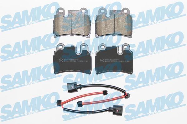 Levně Sada brzdových destiček, kotoučová brzda SAMKO 5SP1380