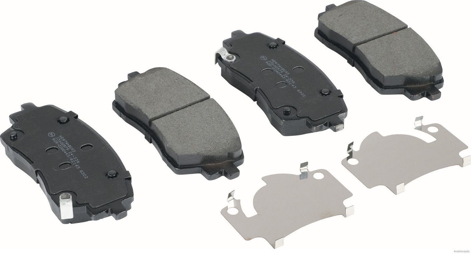 set placute frana,frana disc HERTH+BUSS JAKOPARTS J3600579