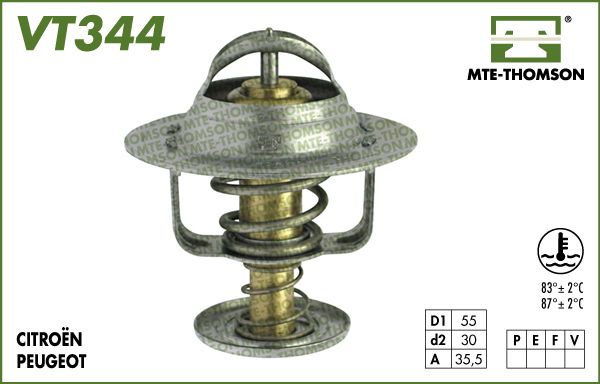 Termostat, środek chłodzący MTE-THOMSON VT344.83