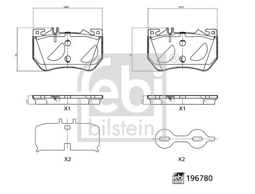 Bremžu uzliku kompl., Disku bremzes